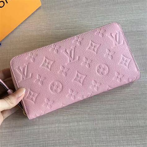 pink lv wallet